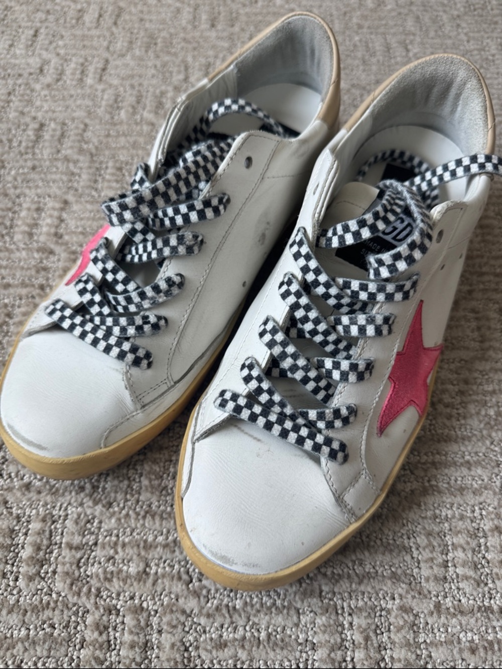 Golden Goose super star you are my sunrise pink EUC - Picture 4 of 8